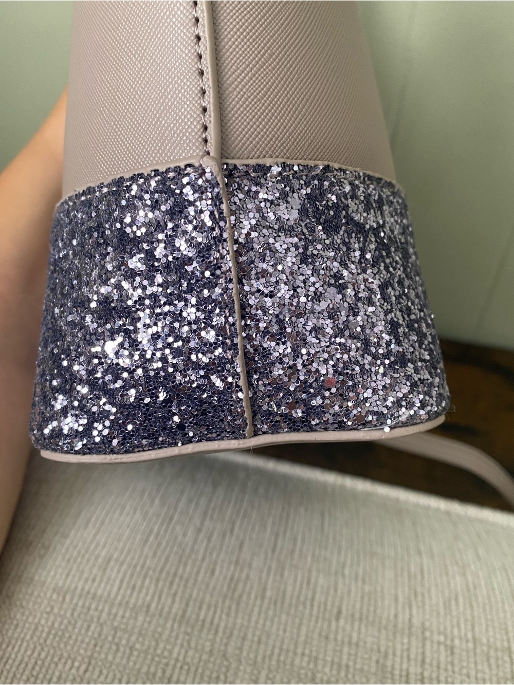 Kate Spade New York Greta Court Ina Glitter Small Crossbody Satchel - Picture 5 of 9